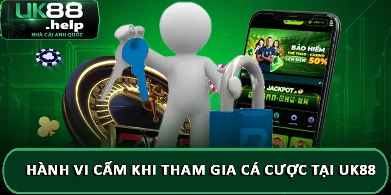 Chính Sách Nội Dung UK88 - Chi Tiết Các Điều Khoản Mới Nhất 3 Hành vi cấm khi tham gia cá cược tại UK88